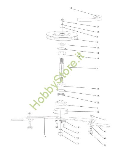 Picture of Piatto di taglio (2/2) APACHE 92 EVO Cat.2013 Trattorino