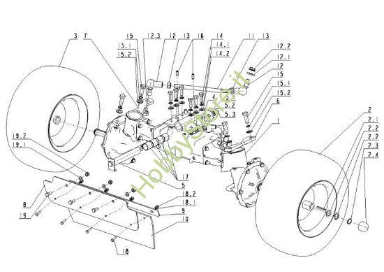 Picture of Assale anteriore APACHE 92 4x4 EVO Cat.2013 Trattorino