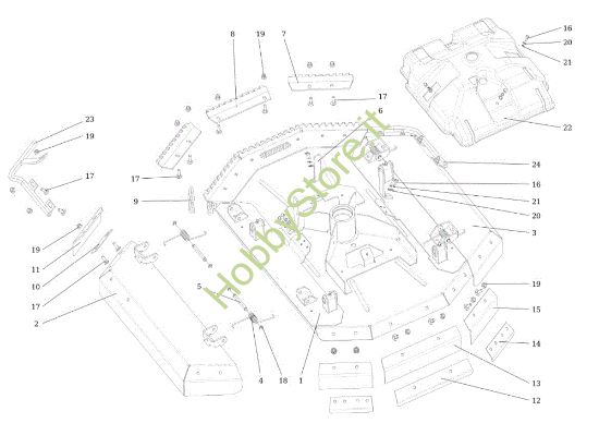 Picture of Piatto di taglio (1/2) APACHE 92 4x4 EVO Cat.2013 Trattorino