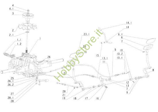 Picture of Trasmissione (1/2) APACHE 92 4x4 EVO Cat.2013 Trattorino