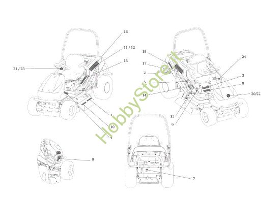 Picture of Etichette APACHE 92 4x4 EVO Cat.2013 Trattorino