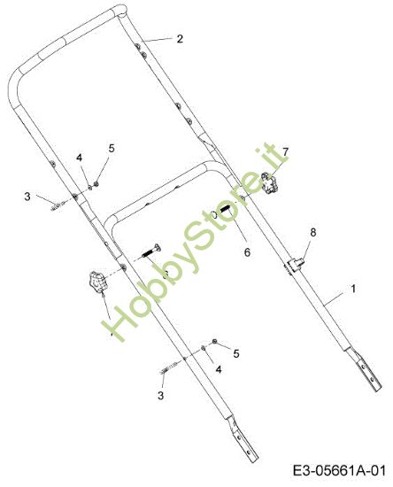 Picture of Manubrio G 55 VBX 4-IN-1 Cat. 2013 Rasaerba