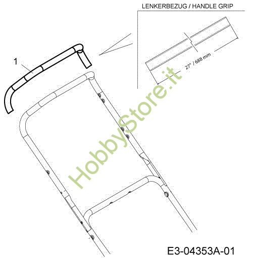 Picture of Protezione manubrio G 55 VBX 4-IN-1 Cat. 2013 Rasaerba