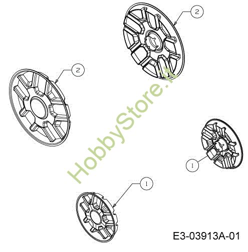 Picture of Copriruote G 55 VBX 4-IN-1 Cat. 2013 Rasaerba