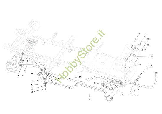 Picture of Impianto idraulico CHEYENNE (B&S) 110 4x4 Cat. 2014 Trattorino