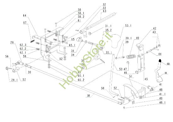 Picture of Trasmissione (2/2) APACHE 92 EVO Cat.2014 Trattorino