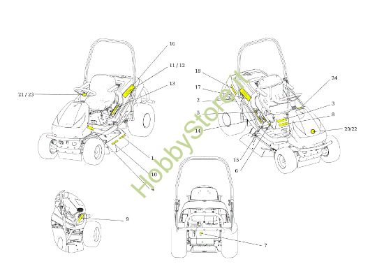 Picture of Etichette APACHE 92 EVO Cat.2014 Trattorino