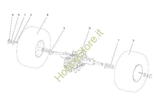 Picture of Assale posteriore CHEYENNE (B&S) 92 4x4 Cat. 2014 Trattorino