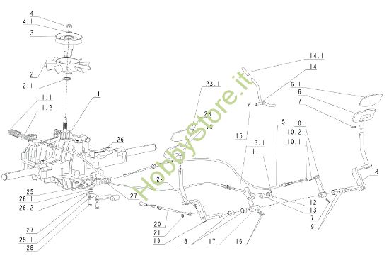 Picture of Trasmissione (1/2) APACHE 92 4x4 EVO Cat.2014 Trattorino