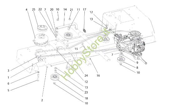 Picture of Puleggia frizione OM 92S/16H Cat.2014 Trattorino