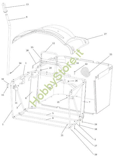 Picture of Sacco raccoglierba OM 124S/22 H Cat.2014 Trattorino