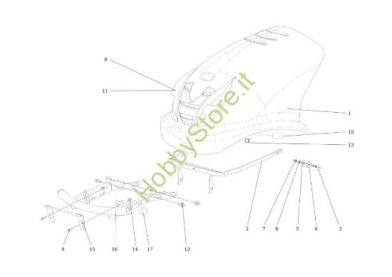 Picture of Cofano OM 124S/22 H Cat.2014 Trattorino