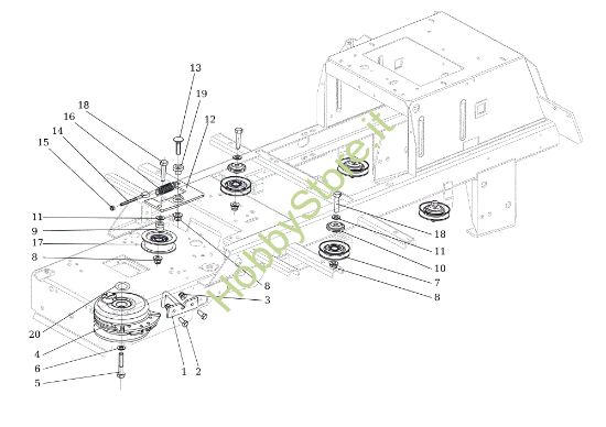 Picture of Puleggia frizione OM 106S/24H 4X4 Cat.2014 Trattorino