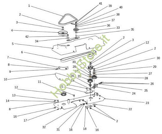Picture of Piatto di taglio (2/2) OM 106S/24H 4X4 Cat.2014 Trattorino