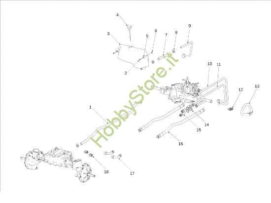 Picture of Circuito idraulico OM 106S/24H 4X4 Cat.2014 Trattorino