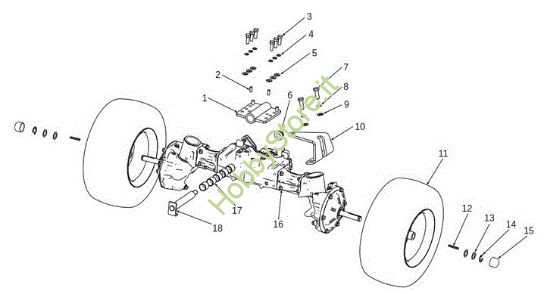 Picture of Assale anteriore OM 106S/24H 4X4 France Cat.2014 Trattorino