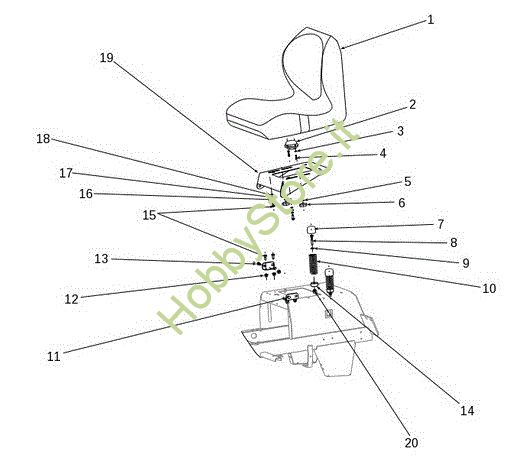 Picture of Cofano (1/3) OM 106S/17,5H Cat.2014 Trattorino