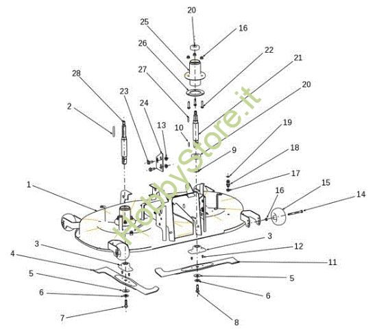 Picture of Piatto di taglio (1/3) OM 106S/17,5H Cat.2014 Trattorino
