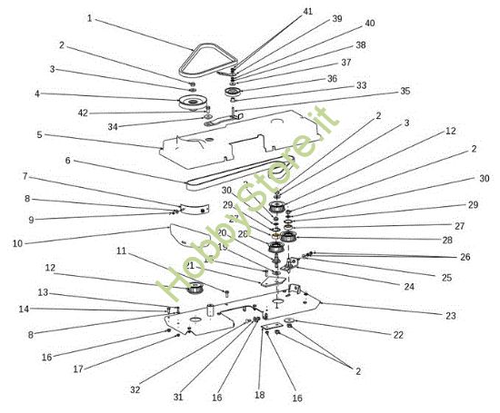 Picture of Piatto di taglio (2/3) OM 106S/17,5H Cat.2014 Trattorino