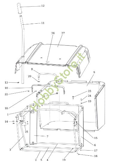Picture of Sacco raccoglierba OM 106S/18H Cat.2014 Trattorino