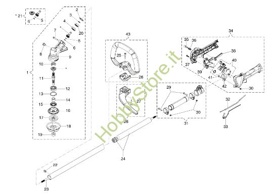 Picture of Trasmissione BC 350 S Decespugliatore