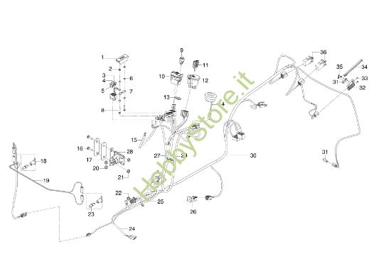 Picture of Impianto elettrico OM 105/18,5 H Trattorino