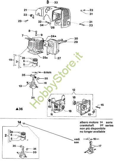 Picture of Motore 727 T Decespugliatore