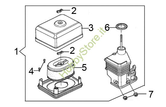 Picture of Filtro aria PWX 200 C Idropulitrice