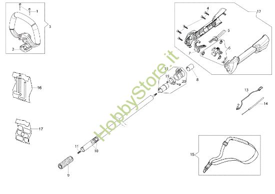 Picture of Trasmissione BC 240 HL Tagliasiepi