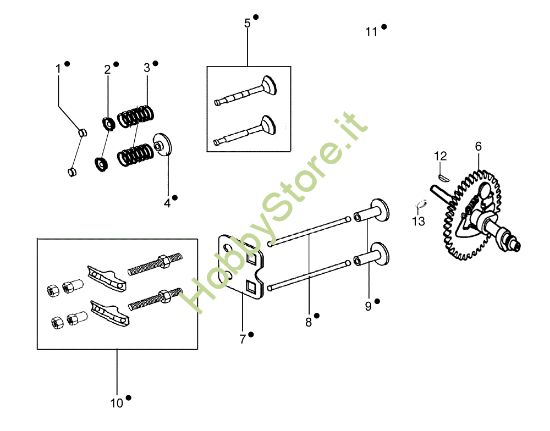Picture of Valvola e regolatore MH 175 RK (K800 HT) Motozappa