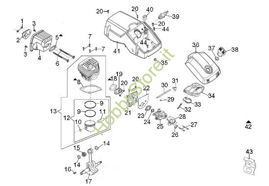 Picture of Motore GS 51 Motosega