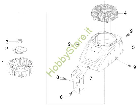 Picture of Avviamento MISTRAL 72/12,5 K H (3in1) Trattorino