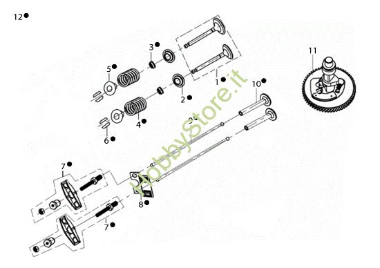 Picture of Valvole MISTRAL 72/12,5 K H (3in1) Trattorino