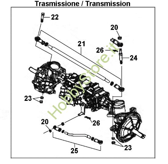 Picture of Trasmissione assale anteriore CHEYENNE (B&S) 92 4x4 Cat. 2015 Trattorino
