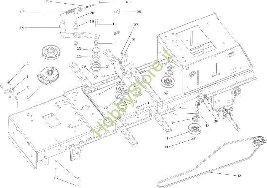Picture of Frizione OM 124/24 KH (K2400AVD V-Twin) Cat. 2015 Trattorino