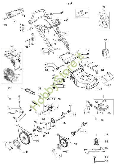 Picture of Esploso G 53 TK COMFORT PLUS ALLROAD (K800) Rasaerba