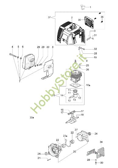 Picture of Motore OM 43 Vers.2015 Decespugliatore