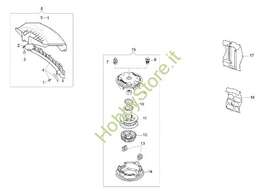 Picture of Accessori OM 43 BP Vers.2015 Decespugliatore