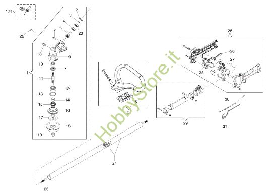Picture of Trasmissione BC 300 S Decespugliatore