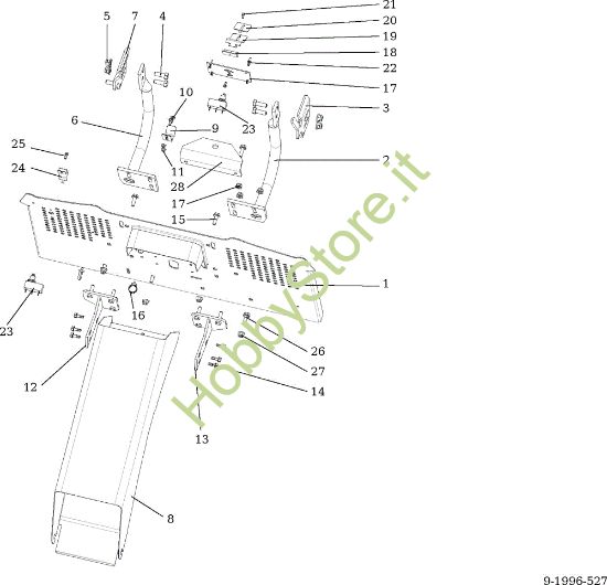 Picture of Raccoglierba OM 92/13H Cat. 2016 Trattorino