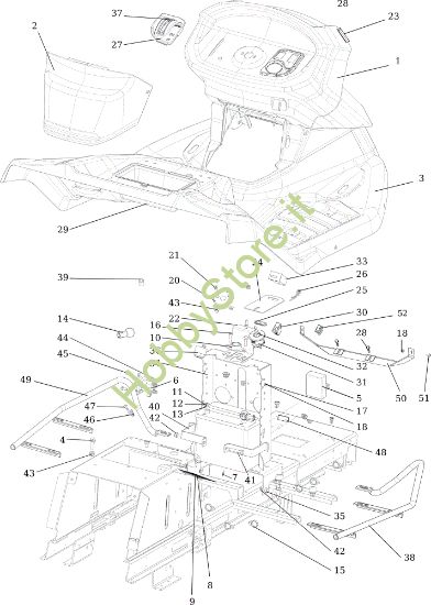 Picture of Cruscotto OM 107 L/24 KH (K2400AVD V-Twin) Cat. 2016 Trattorino