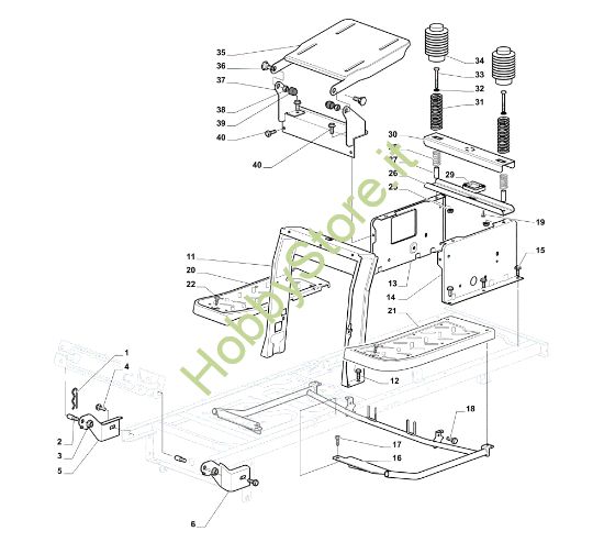 Picture of Telaio OM 108L/18,5 H Cat. 2016 Trattorino
