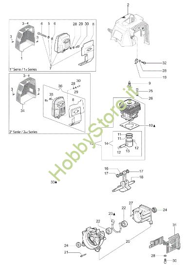 Picture of Motore OM 36 Vers.2016 (Euro2) Decespugliatore