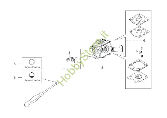 Picture of Carburatore WT-1192 GST 360 Motosega