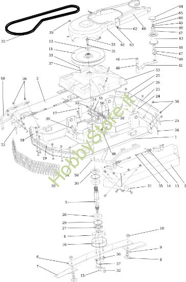 Picture of Piatto di taglio 92 cm CHEYENNE (B&S) Cat. 2017 Trattorino