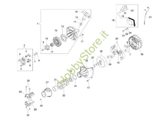 Picture of Avviamento SPARTA 381 S Decespugliatore