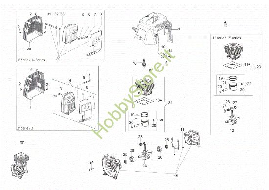 Picture of Motore SPARTA 441 BP Decespugliatore