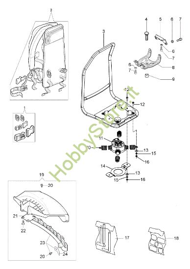 Picture of Telaio - Accessori SPARTA 441 BP Decespugliatore