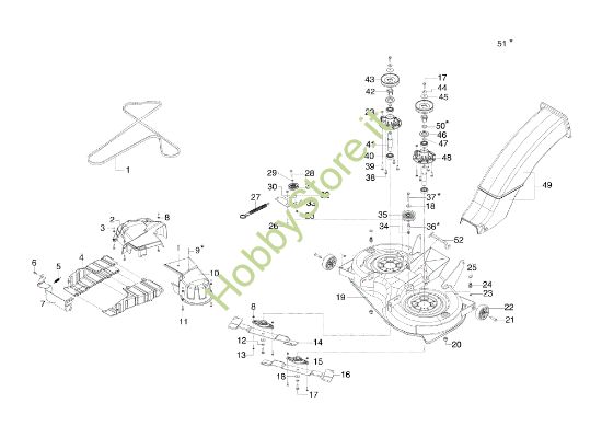 Picture of Piatto di taglio OM 105/17,5 H Cat. 2017 Trattorino