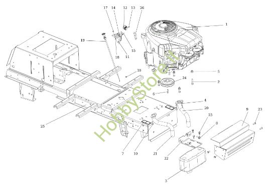 Picture of Motore OM 106/22 H Cat. 2017 Trattorino
